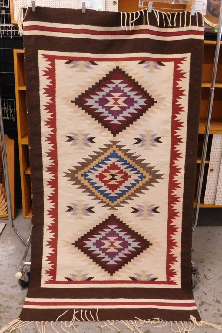 Navajo Geometric Design Rug (1 of 4)