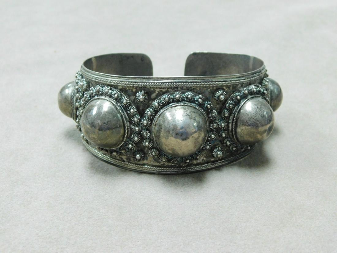 "Chinese Silver" Cuff Bracelet (1 of 5)