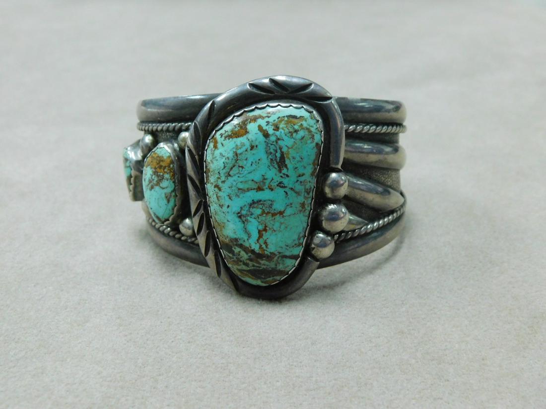 Native American Turquoise Cuff Bracelet (1 of 3)