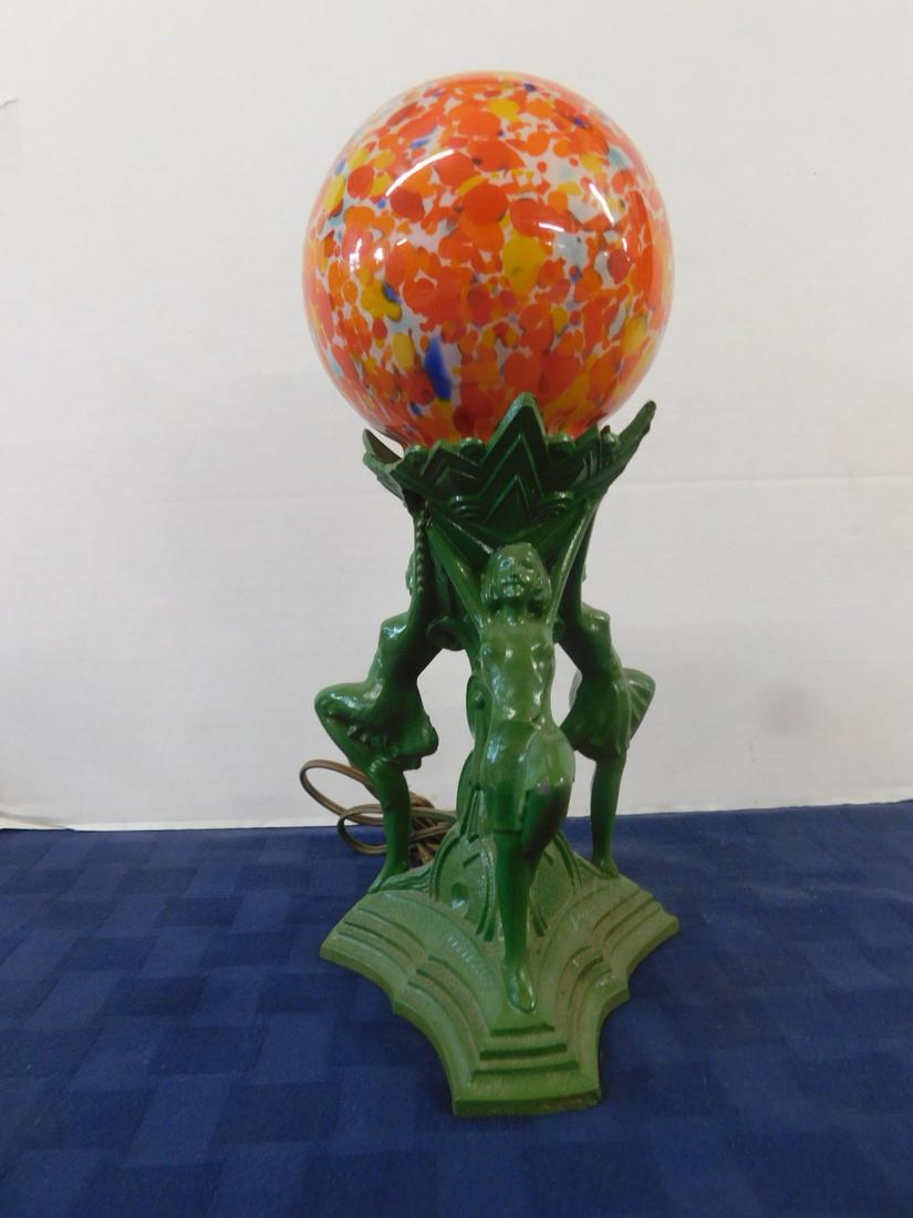 Art Deco Figural Lamp (1 of 5)