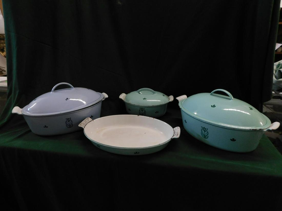4 pcs DRU Enameled Cookware (1 of 3)