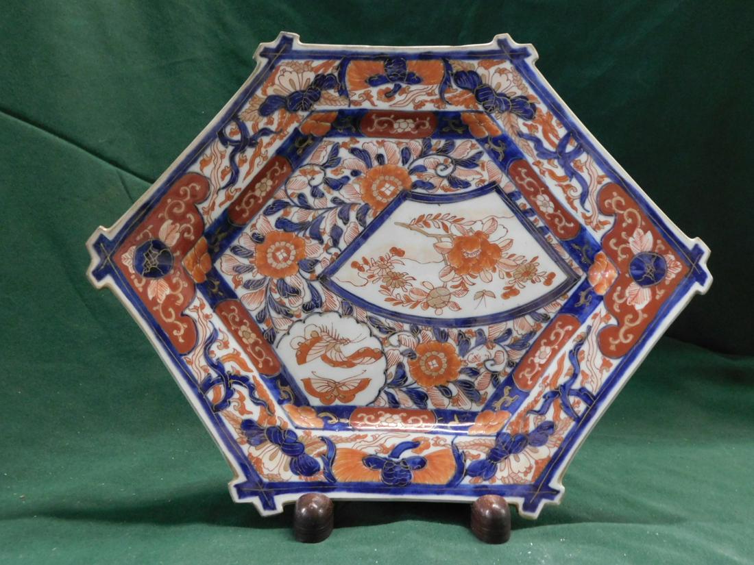 Imari Hexagonal Plate (1 of 2)