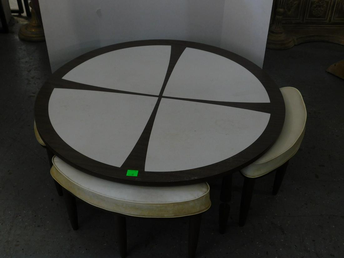 M.C.M Coffee Table/Stools Set (1 of 5)