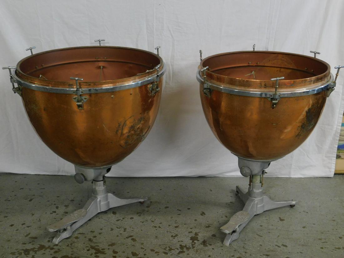 2 Professional Kettle Drums Auction