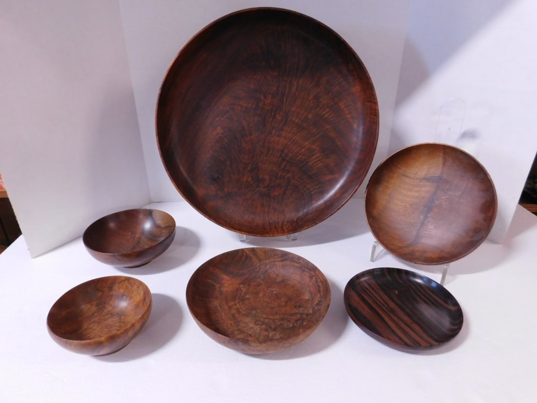 Artist 6 Wood Bowls (1 of 9)