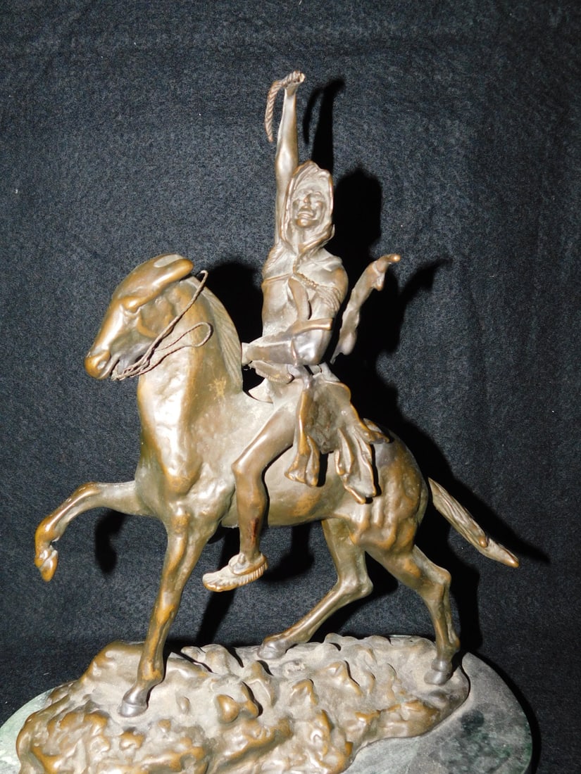 Remington Bronze Sculpture (1 of 2)