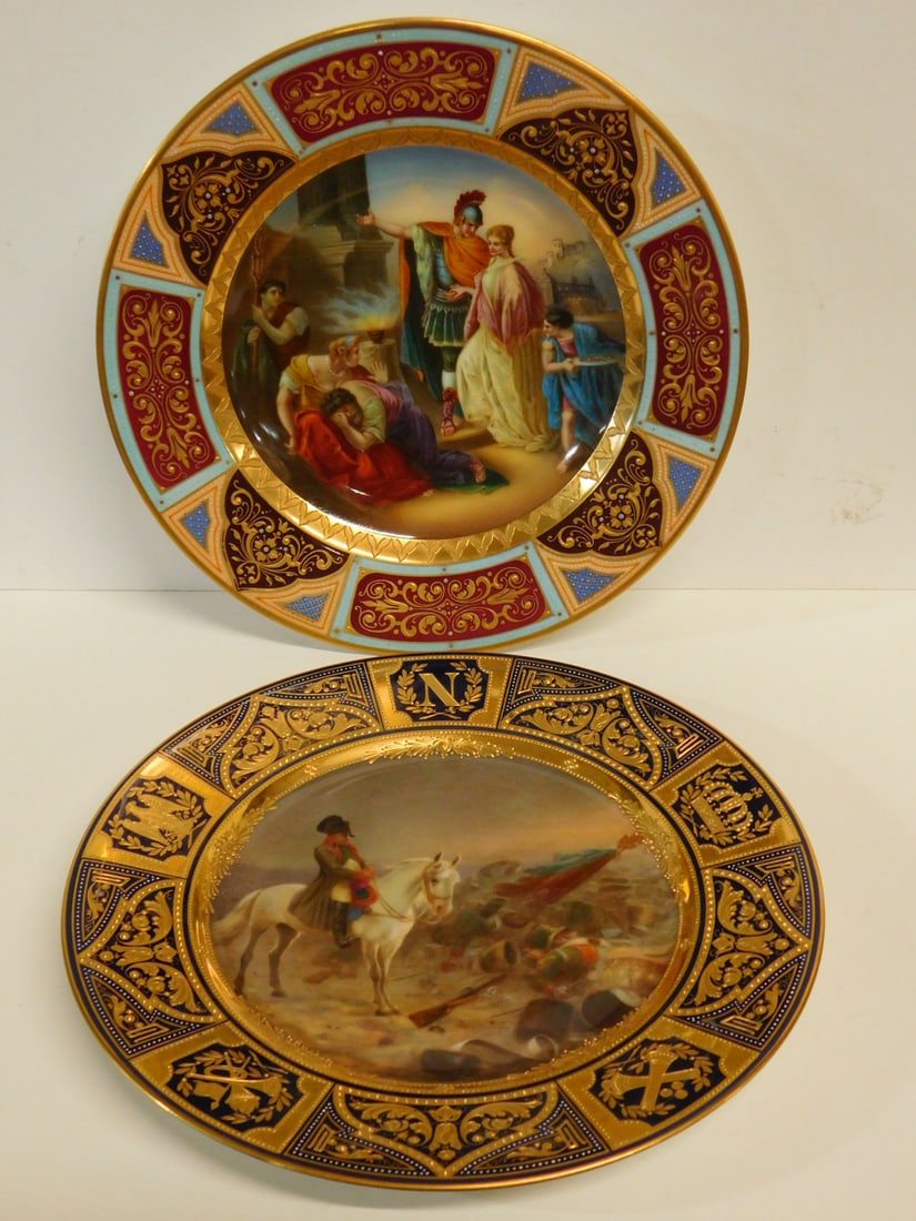 2 Royal Vienna Scenic Plates (1 of 5)