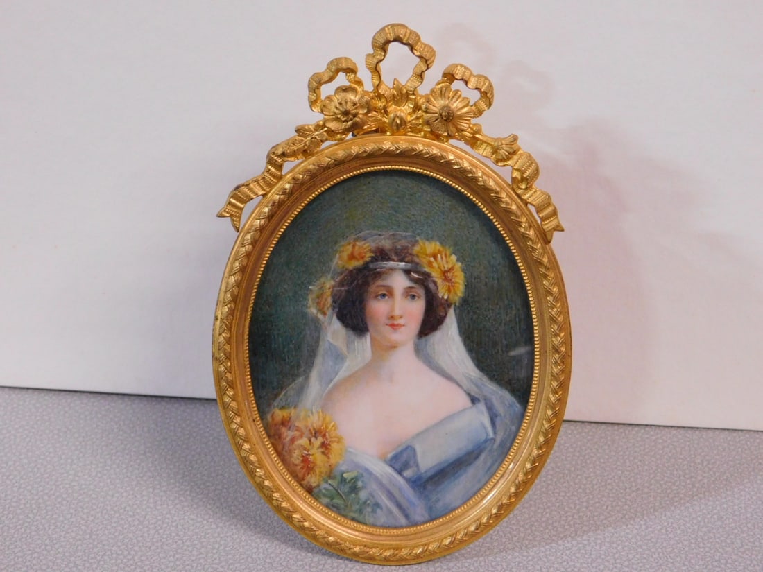 Miniature Watercolor Portrait (1 of 3)