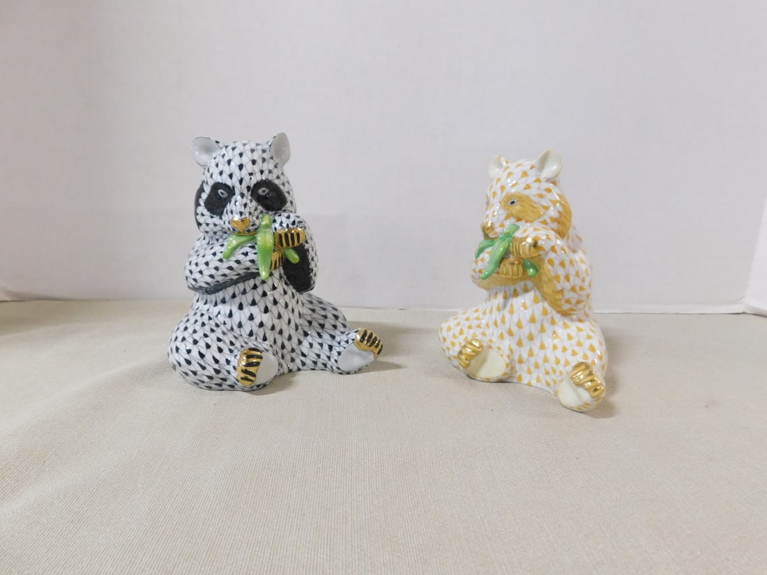 (2) Herend Pandas (1 of 3)