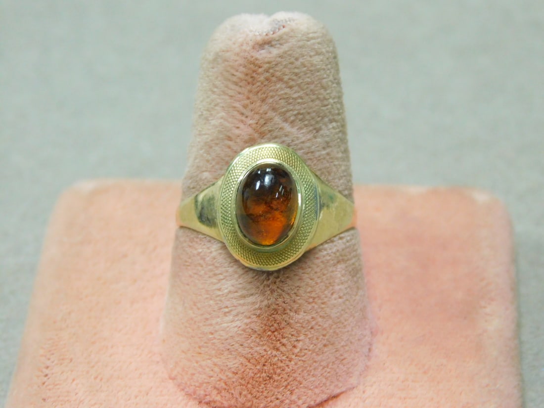 Gold & Amber Ring (1 of 3)