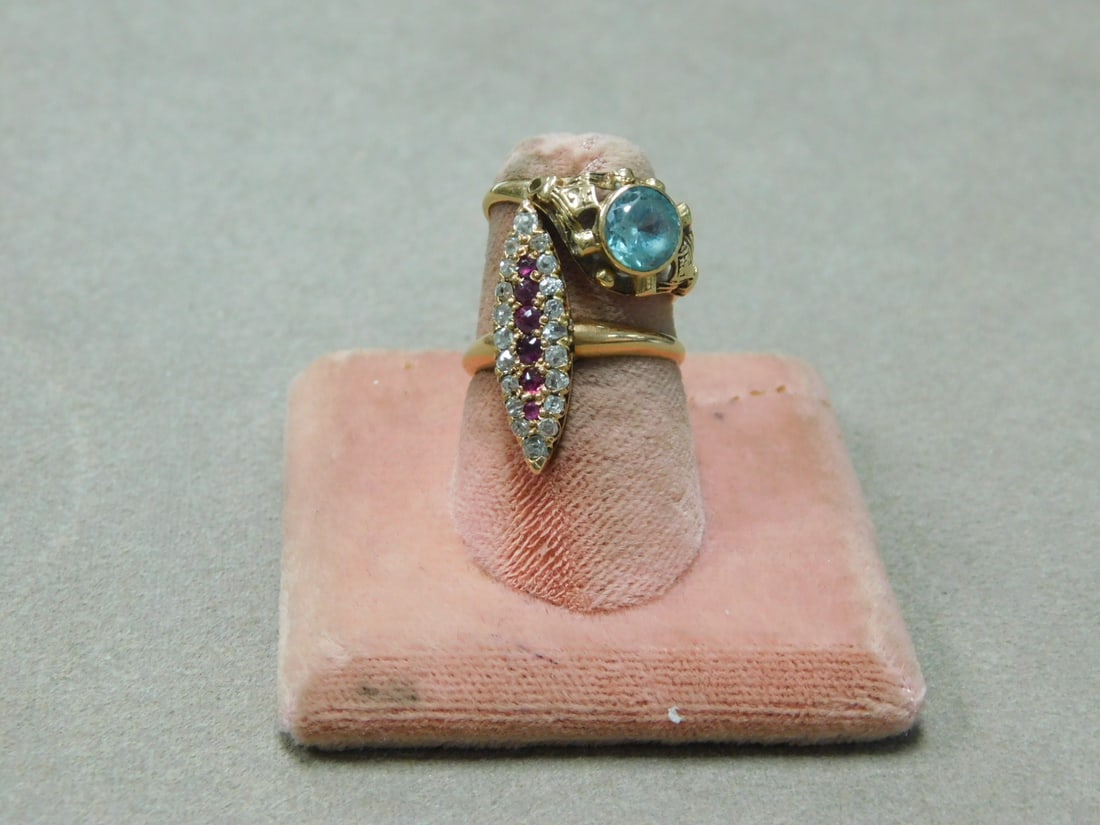 Two 14k Rings w/Gemstones (1 of 8)