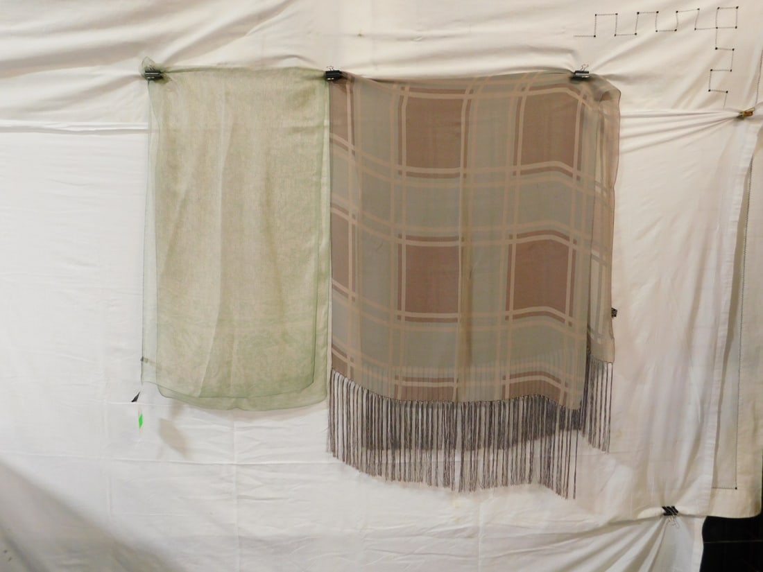 2 Armani Silk Scarves (1 of 3)