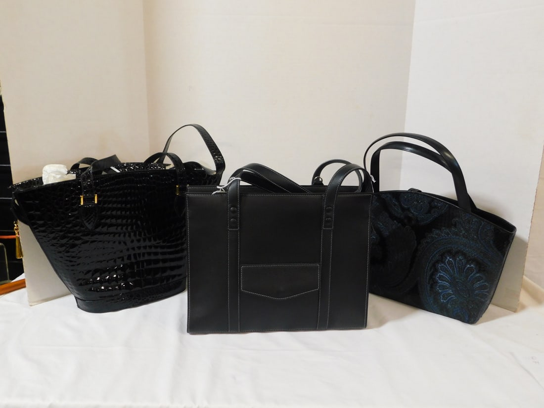 3 Black Ladies Handbags - Cellerin, Cosci & Firenz (1 of 4)