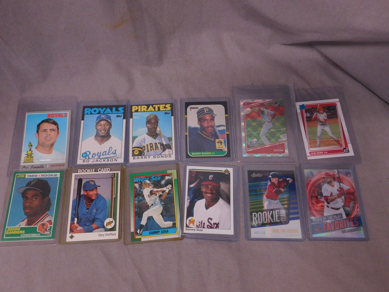 Assorted Rookie Baseball Cards (1 of 5)