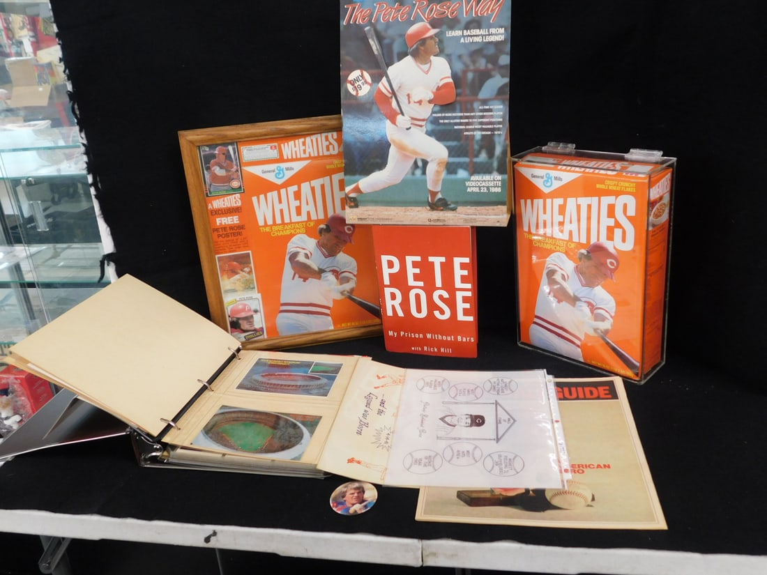 Lot Pete Rose Collectible Items (1 of 6)