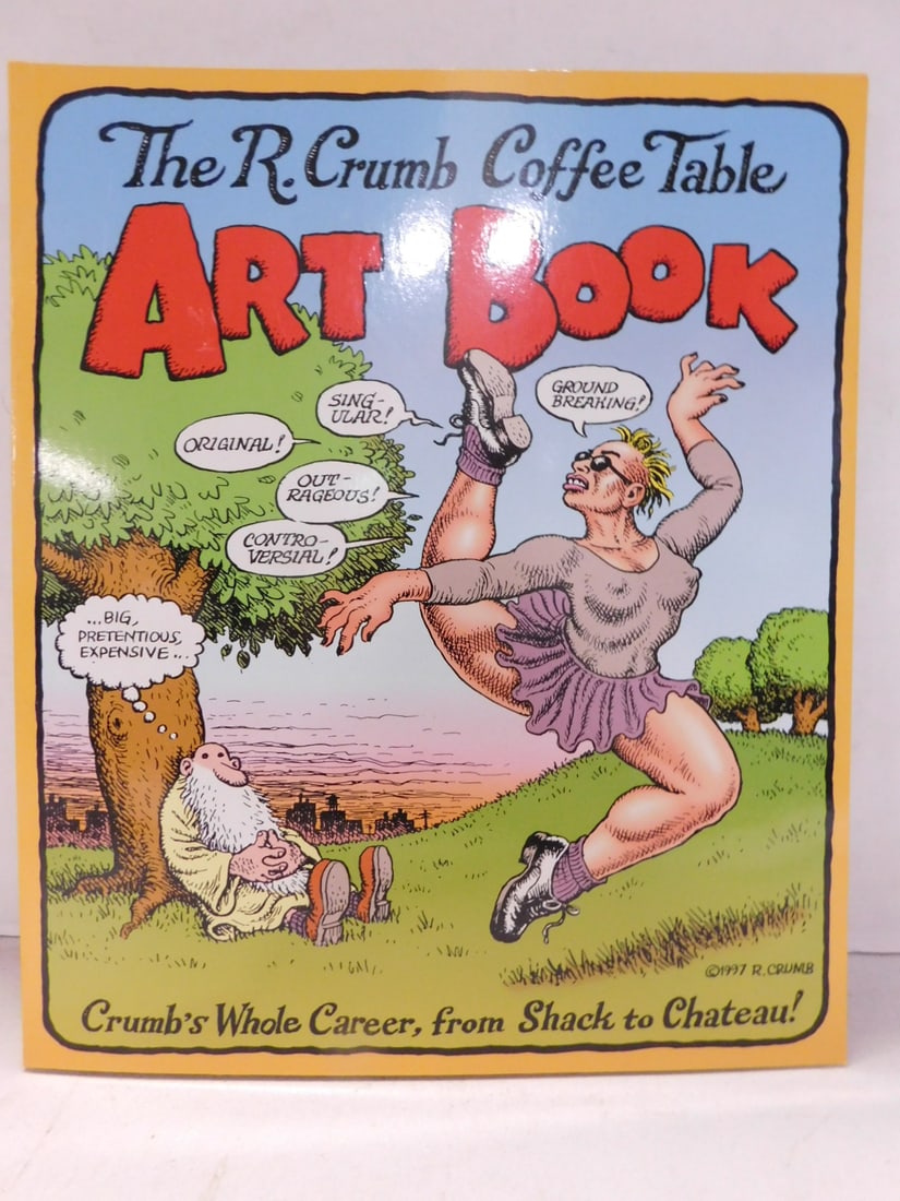 R. Crumb Coffee Table Art Book: R. Crumb Coffee Table Art Book, illustrated, kitchen sink press, Mass, paperback edition, 1998. CONDITION: Vintage, new.