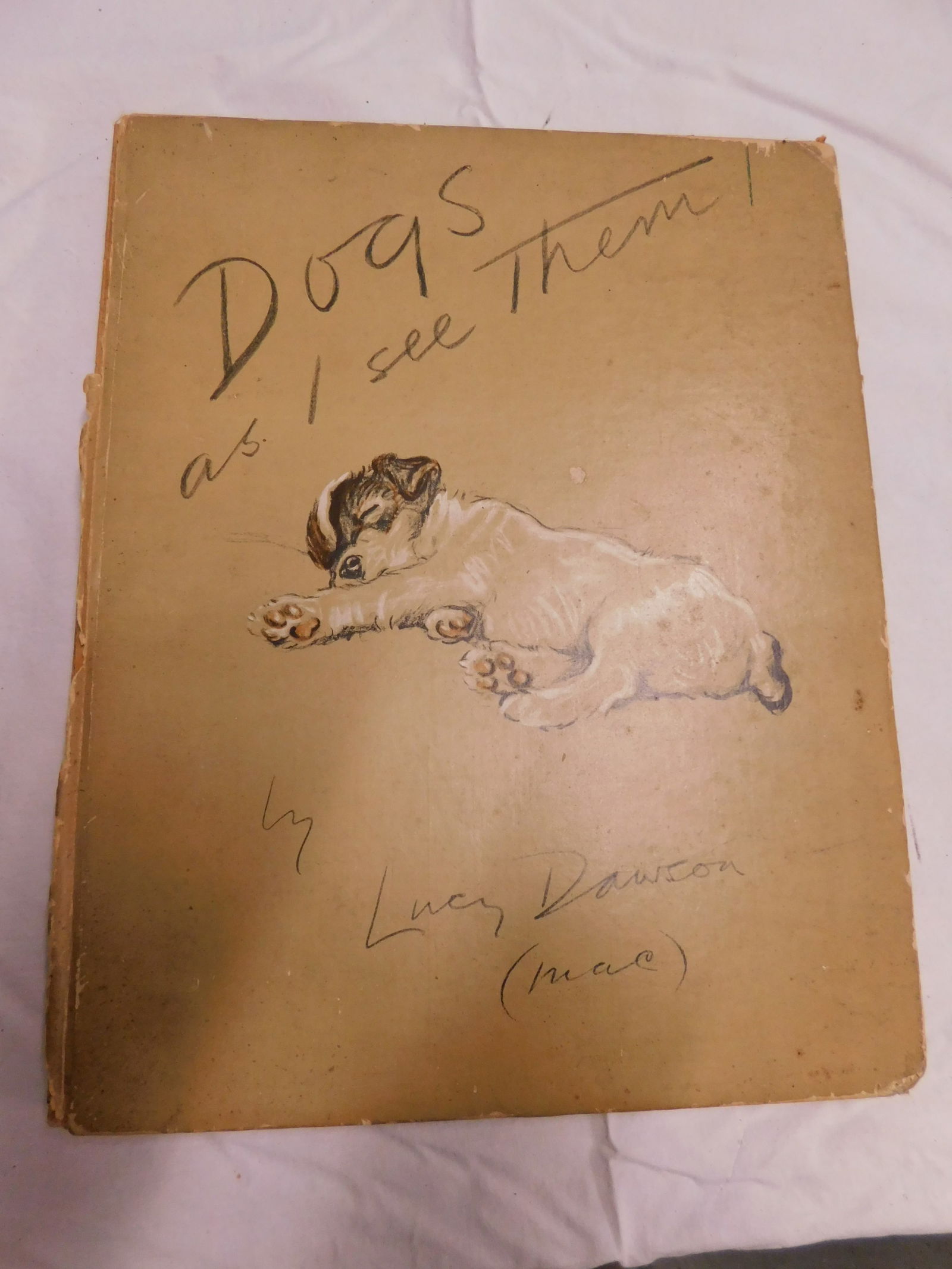 1 Vol - Dogs As I See Them, etc.: 1 Vol - Dogs As I See Them, by Lucy Dawson, Grosset and Dunlap, New York, 1937 with 22 color illustrations, pictorial boards, and "Picturesque Ideas on the Flight Into Egype", etched by G.D. Tiepolo,