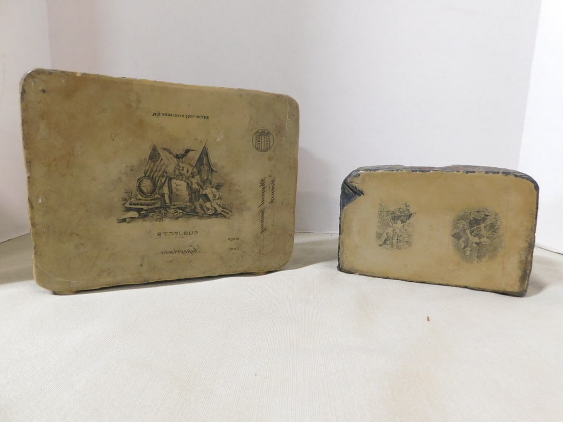 Two Antique Lithograph Stones (1 of 7)