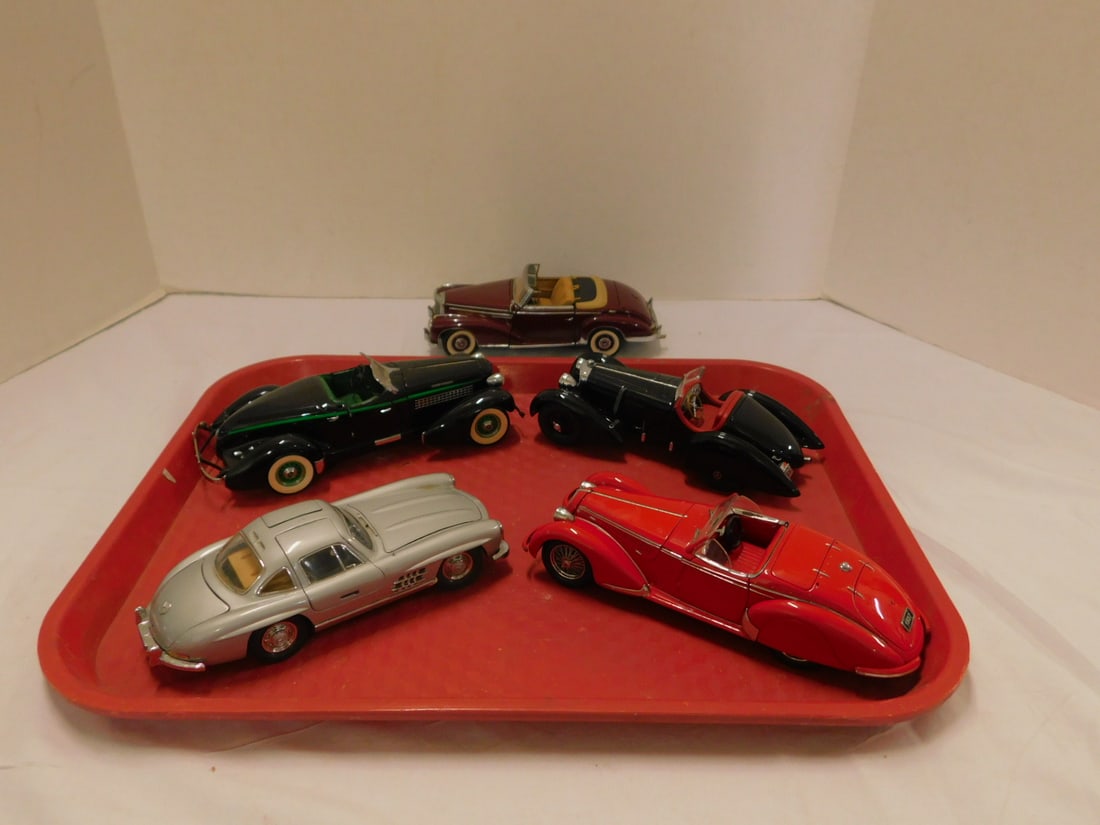 5 Franklin Mint & Other Cast Cars (1 of 3)