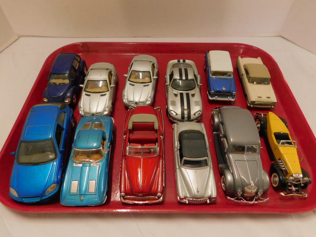 12 Scale Model Die Cast Cars (1 of 4)
