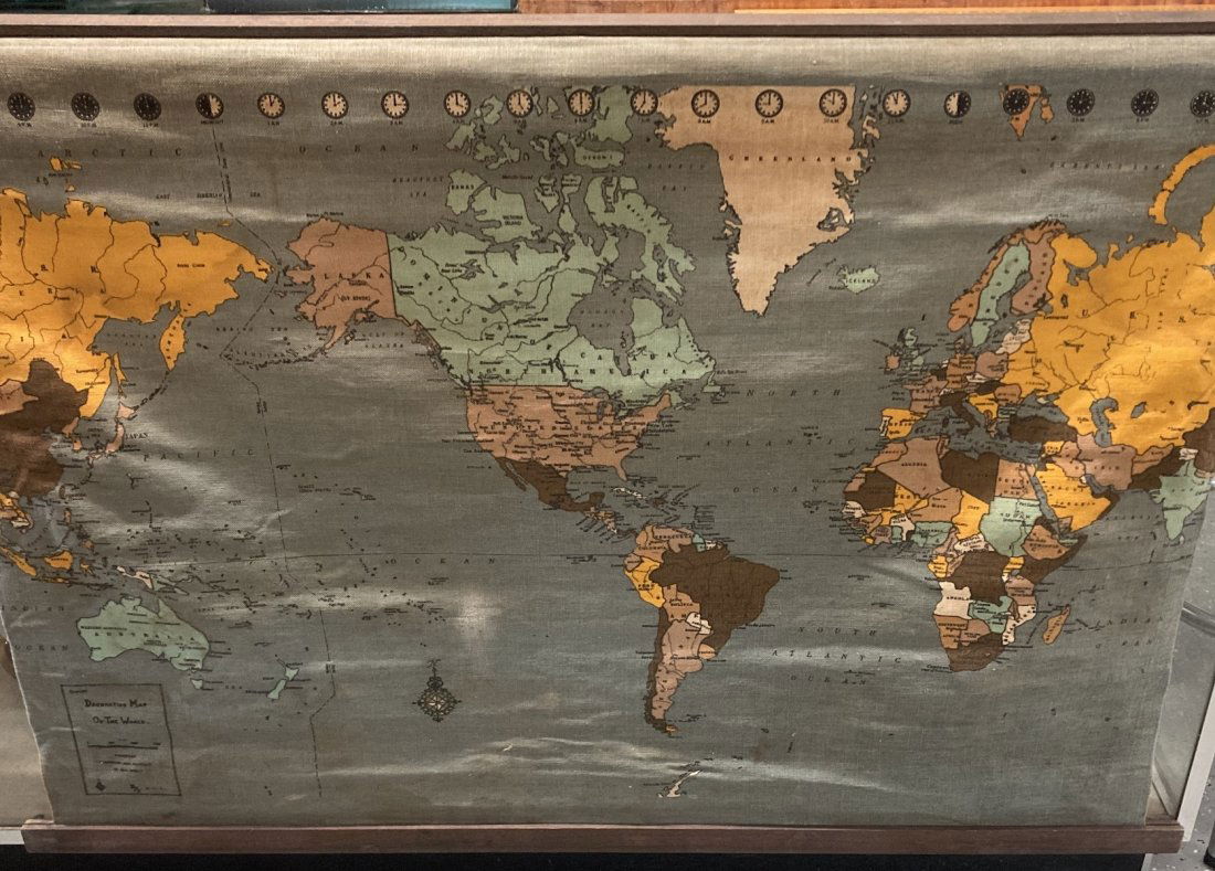 Barton's Decorative Map of the World (1 of 4)