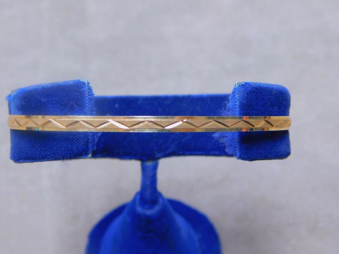 18K Rose Gold Bangle Bracelet (1 of 4)