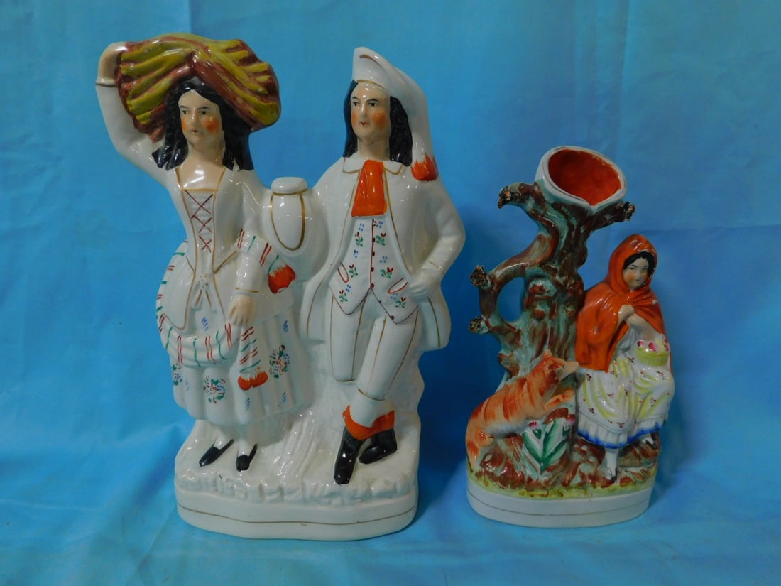 2 Staffordshire Figure Groups (1 of 7)