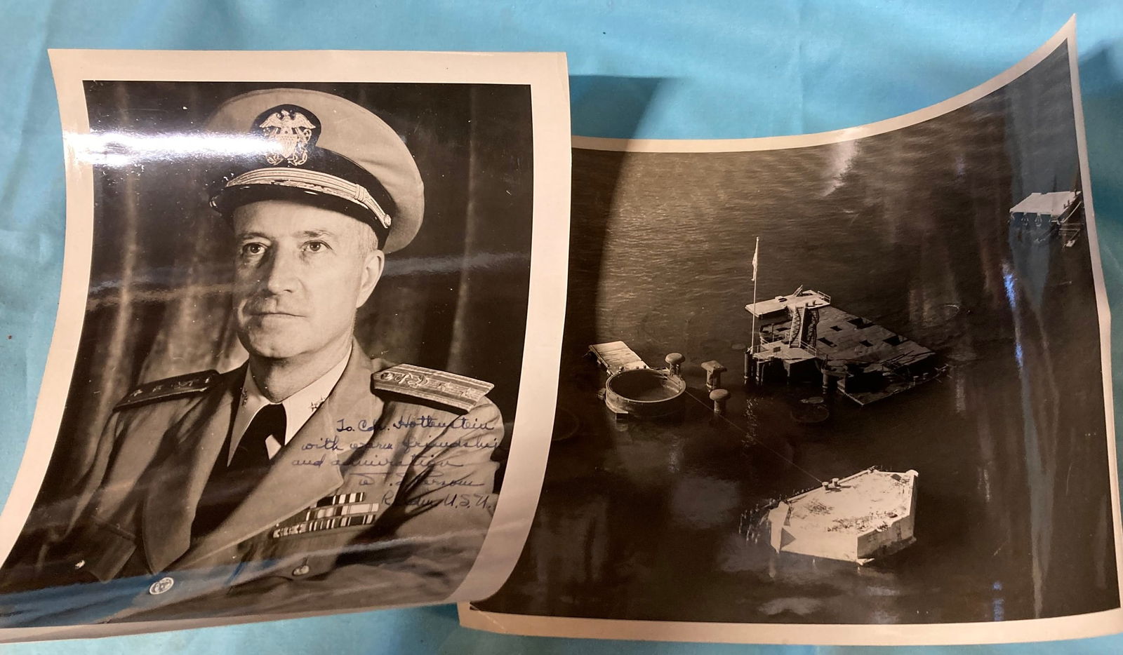 Pearl Harbor & Signed Adm. Parsons Photo (1 of 4)