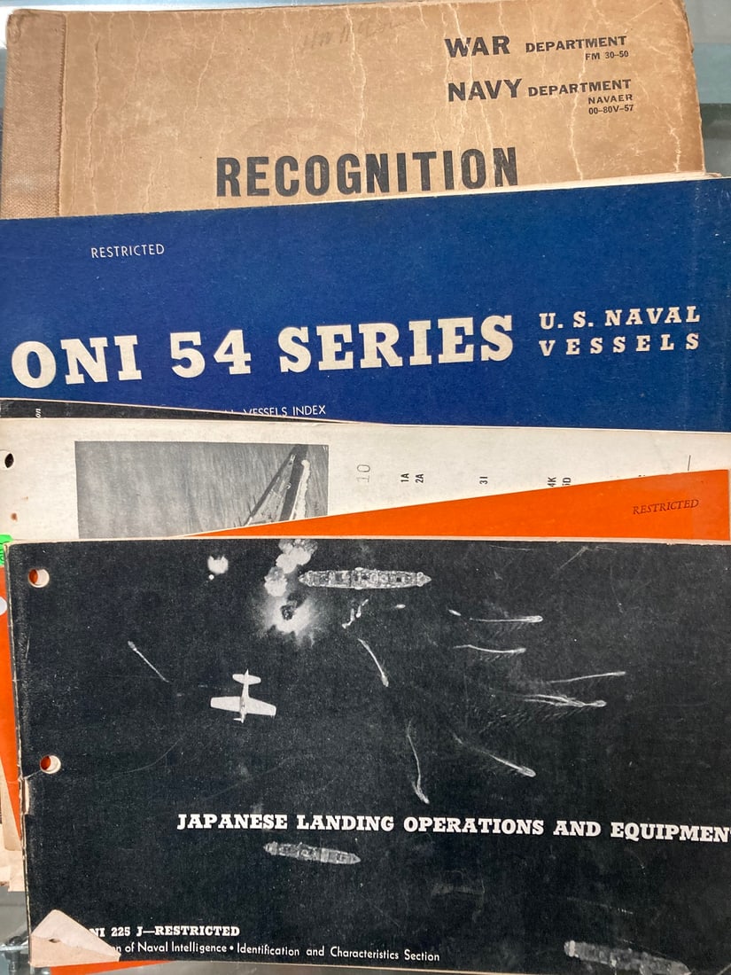 War Dept Restricted Recognition Manuals (1 of 7)