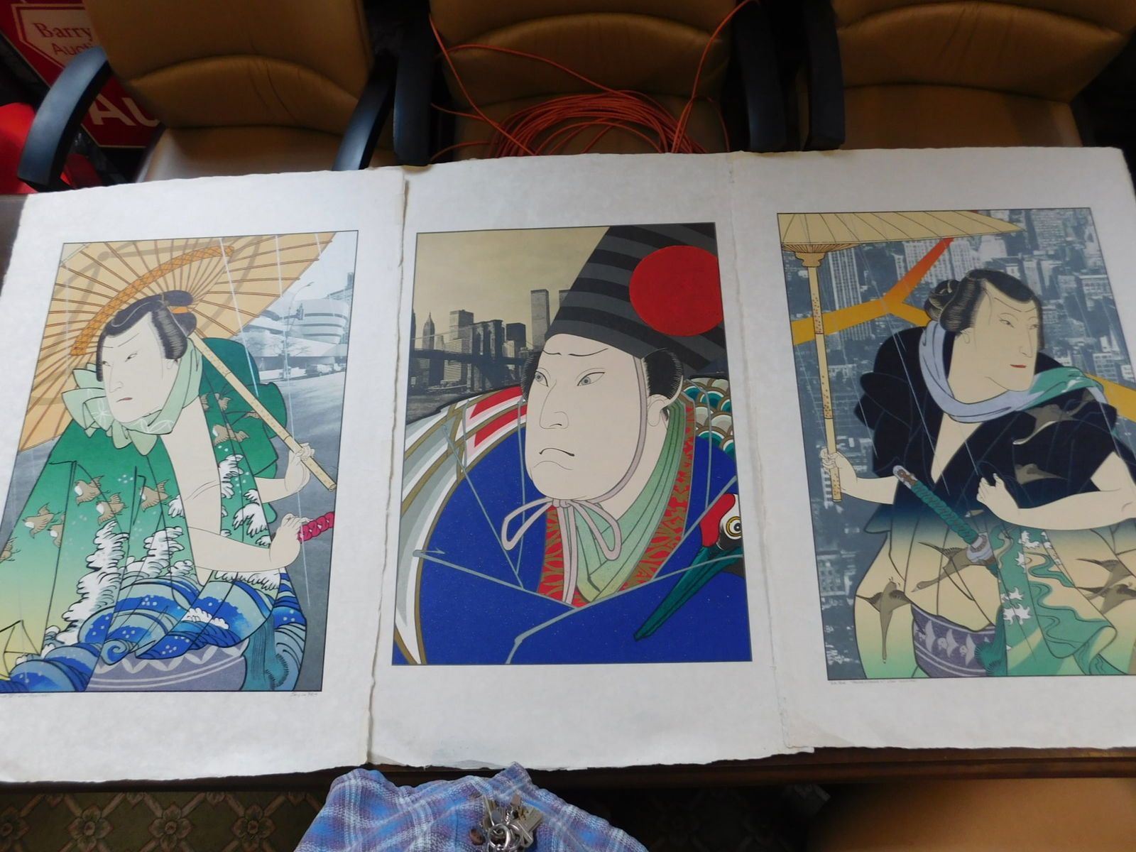 3 Michael Jay Knigin Serigraphs - Oriental (1 of 9)