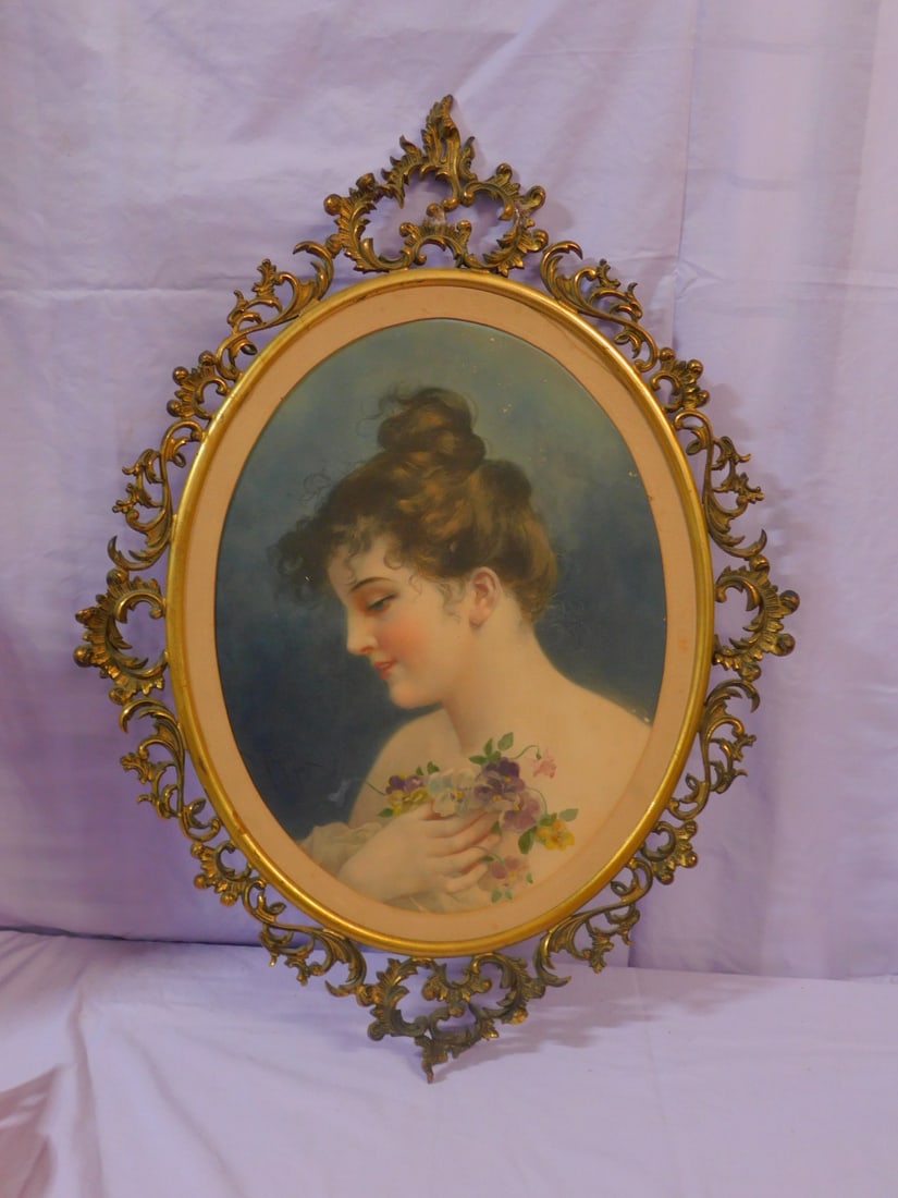 Victorian Portrait Watercolor (1 of 5)