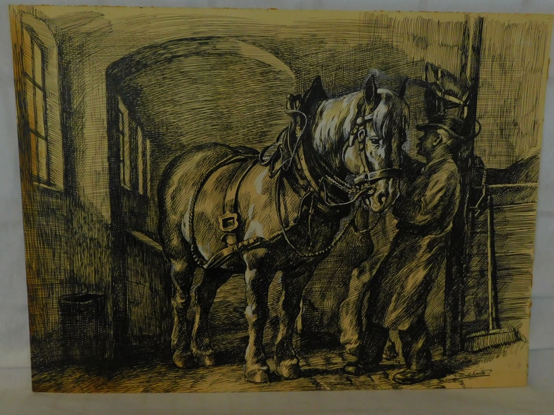 Rich? Spitz Ink Drawing (1 of 5)