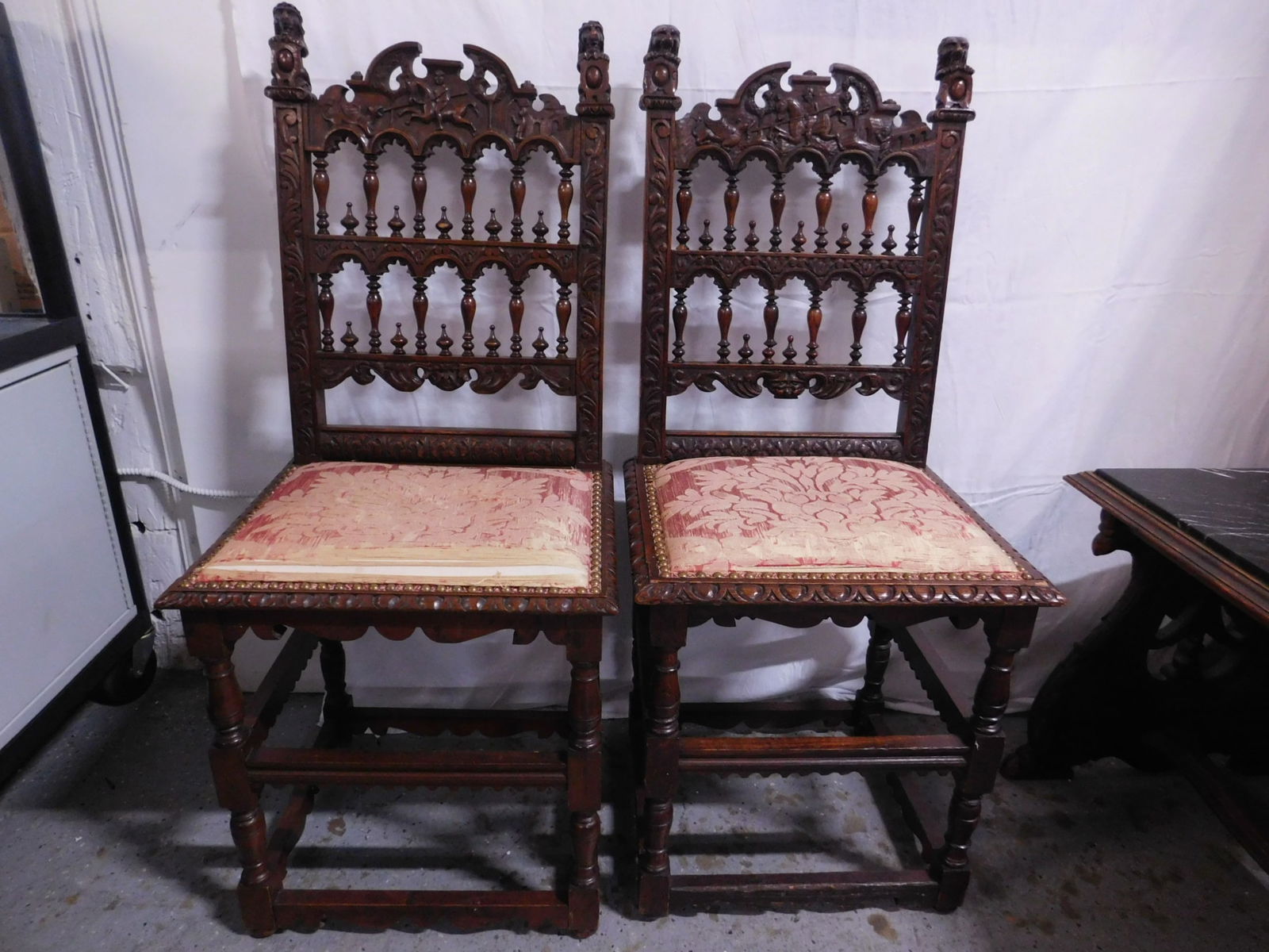 Pr Jacobean Side Chairs (1 of 7)