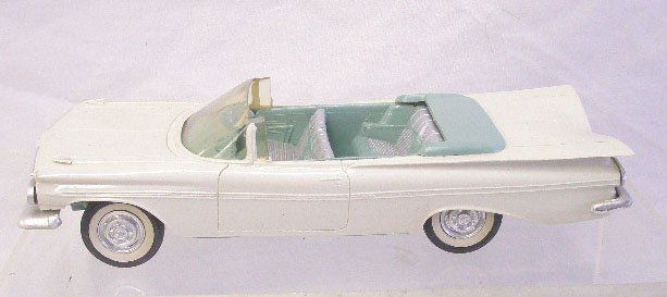 1959 Chevrolet Impala Promotional Car: 1959 Chevrolet Impala convertible promotional car. CONDITION: Very good with minor wear.