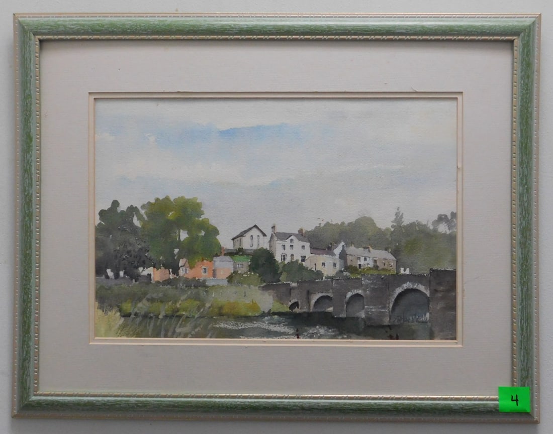 Peter Slaski (Signed) Framed Watercolor (1 of 3)