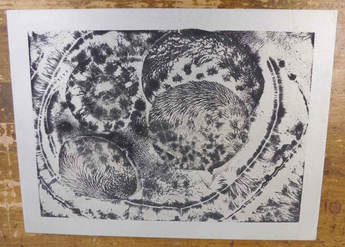 D. Phillips Etching on Brushed Aluminum Panel (1 of 5)