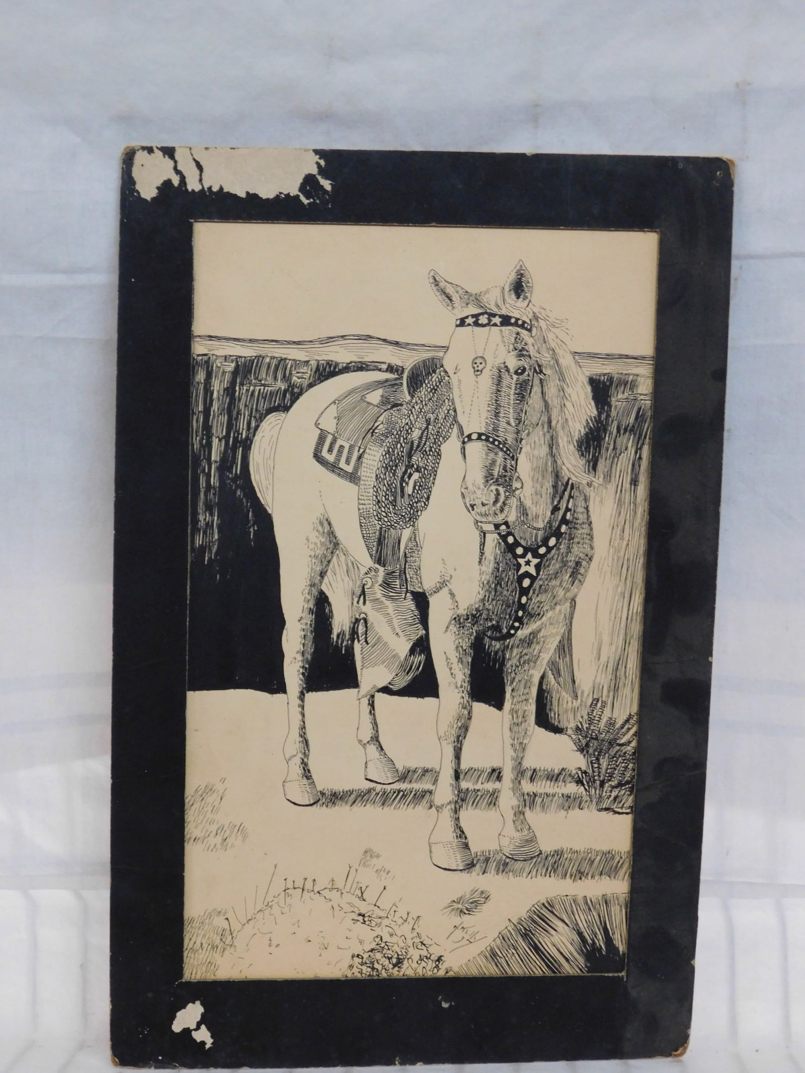 H. Kelly, Horse Drawing (1 of 5)