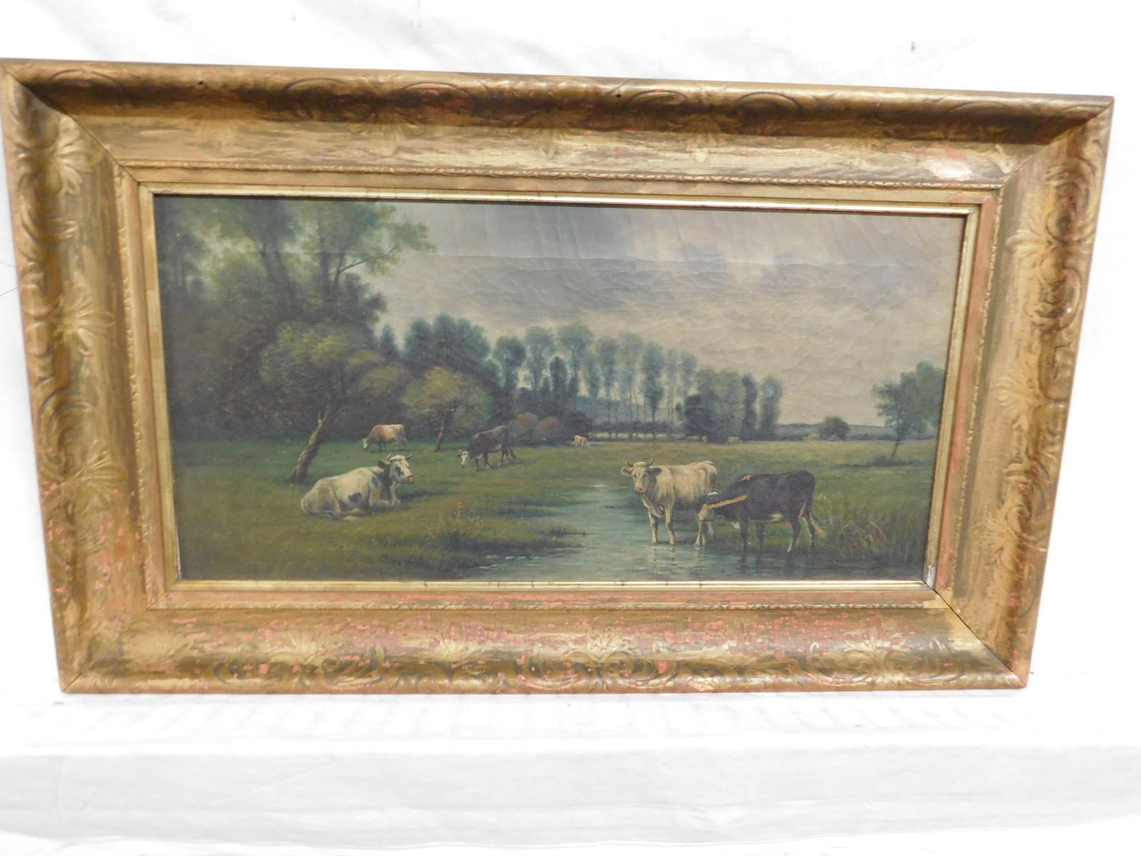 19th C. Pastoral Painting (1 of 10)