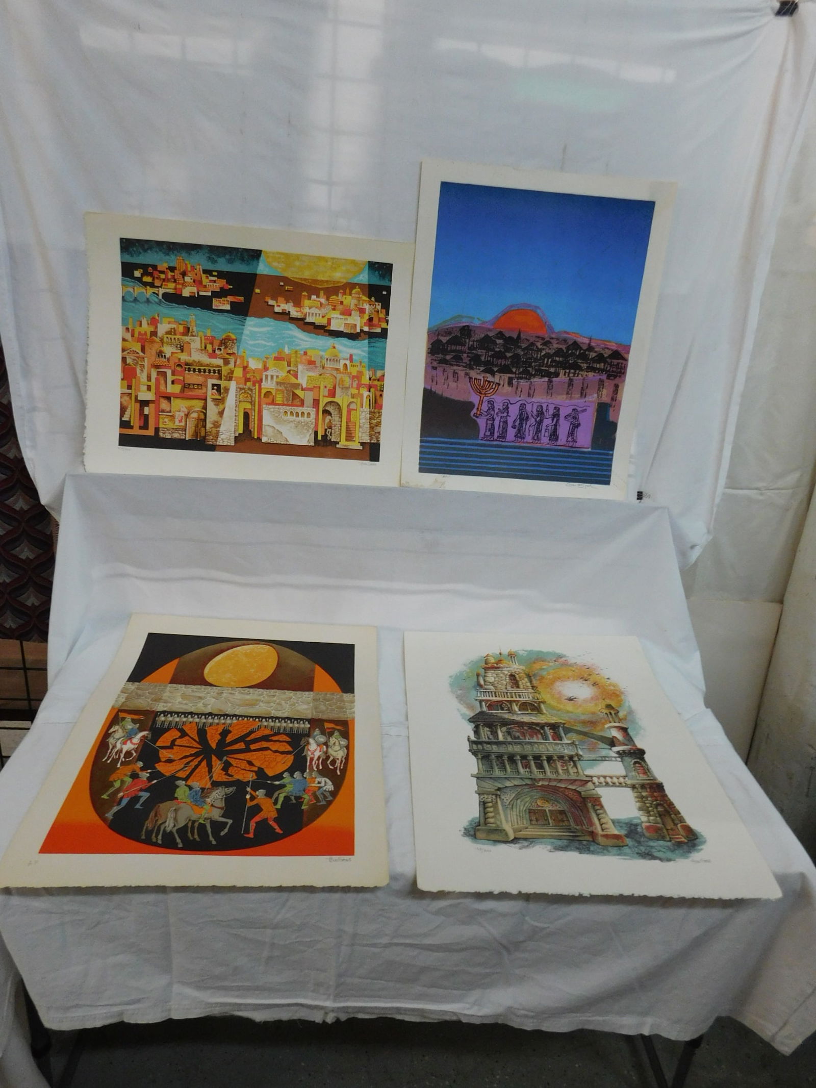 4 Color Lithographs (1 of 13)