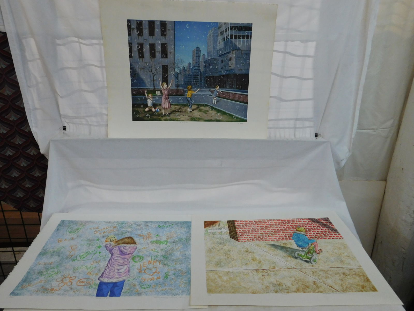 3 Child Related Lithographs (1 of 13)