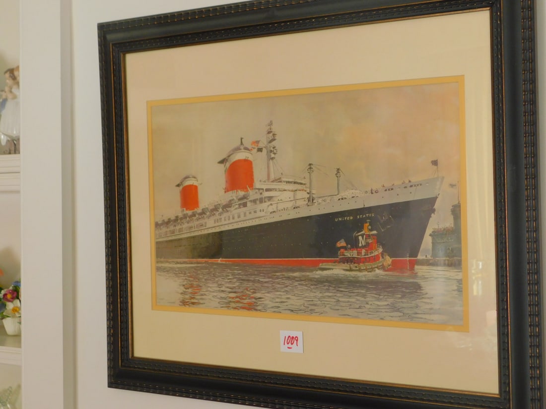 Framed USS United States Print (1 of 2)