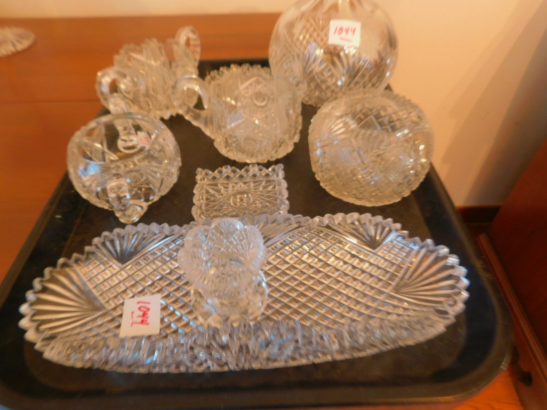 9 Cut Glass Pieces (1 of 4)