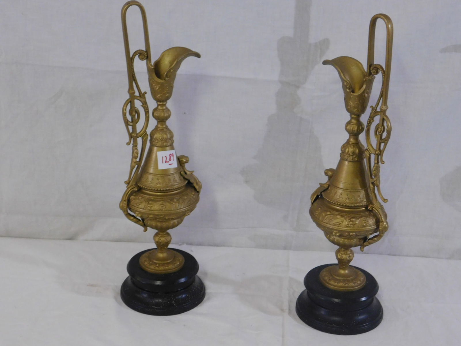 Pair Victorian Urns (1 of 3)