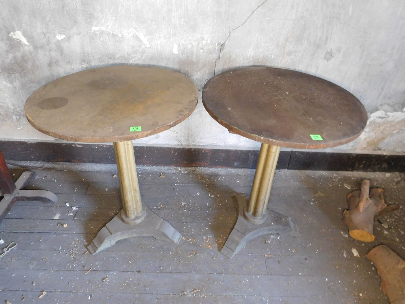 2 Art Deco ice cream tables (1 of 2)