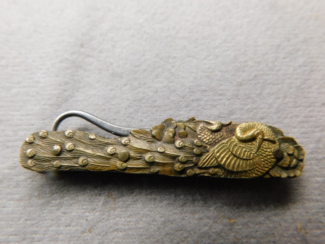 Japanese Mixed Metal Button Hook (1 of 3)