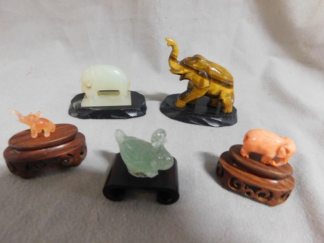 Hardstone Animal Carvings (1 of 6)