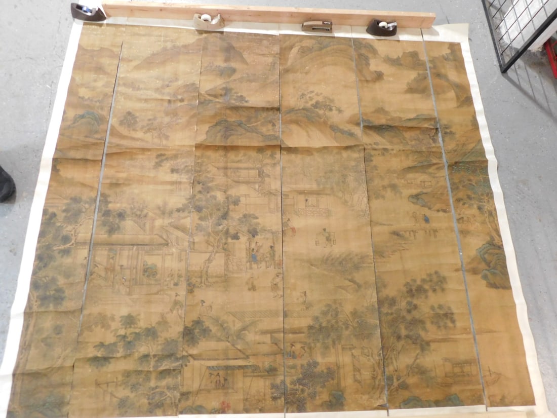 Japanese 6 Part Scroll Panoramic View (1 of 11)