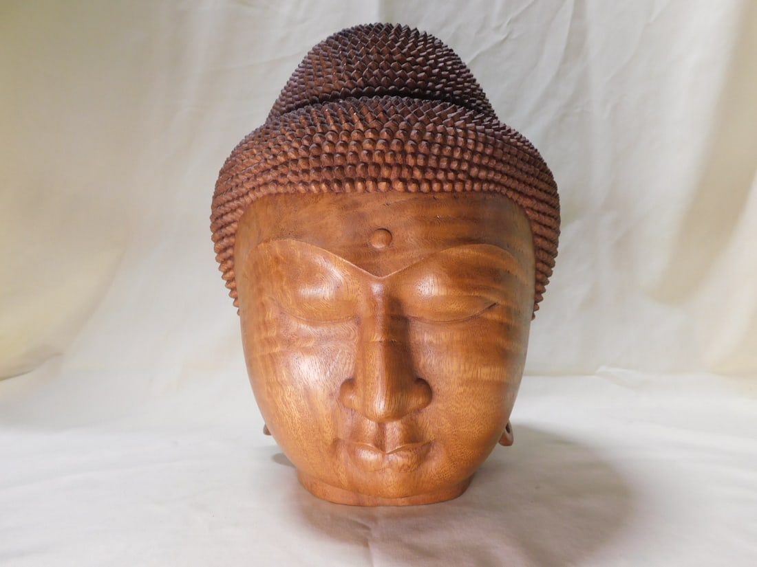 Buddha Head Carving (1 of 4)