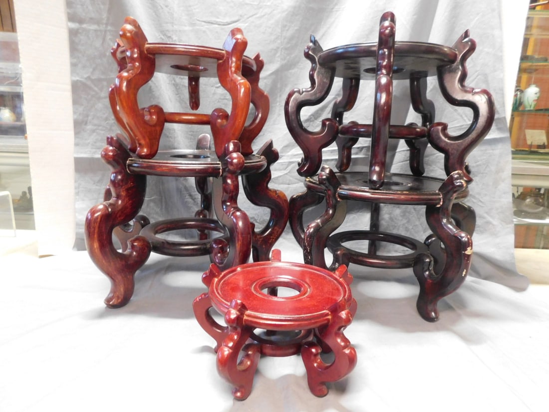 5 Large Chinese Stands (1 of 3)