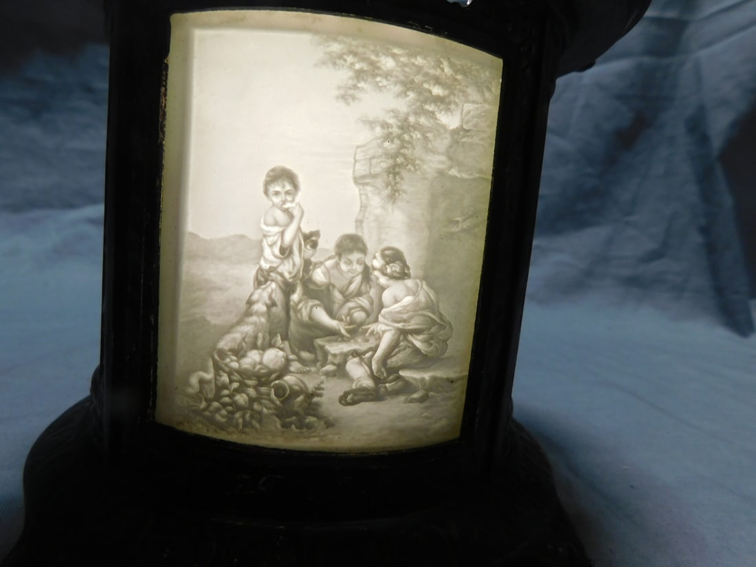 19th Lithopane Candle Lantern (1 of 7)